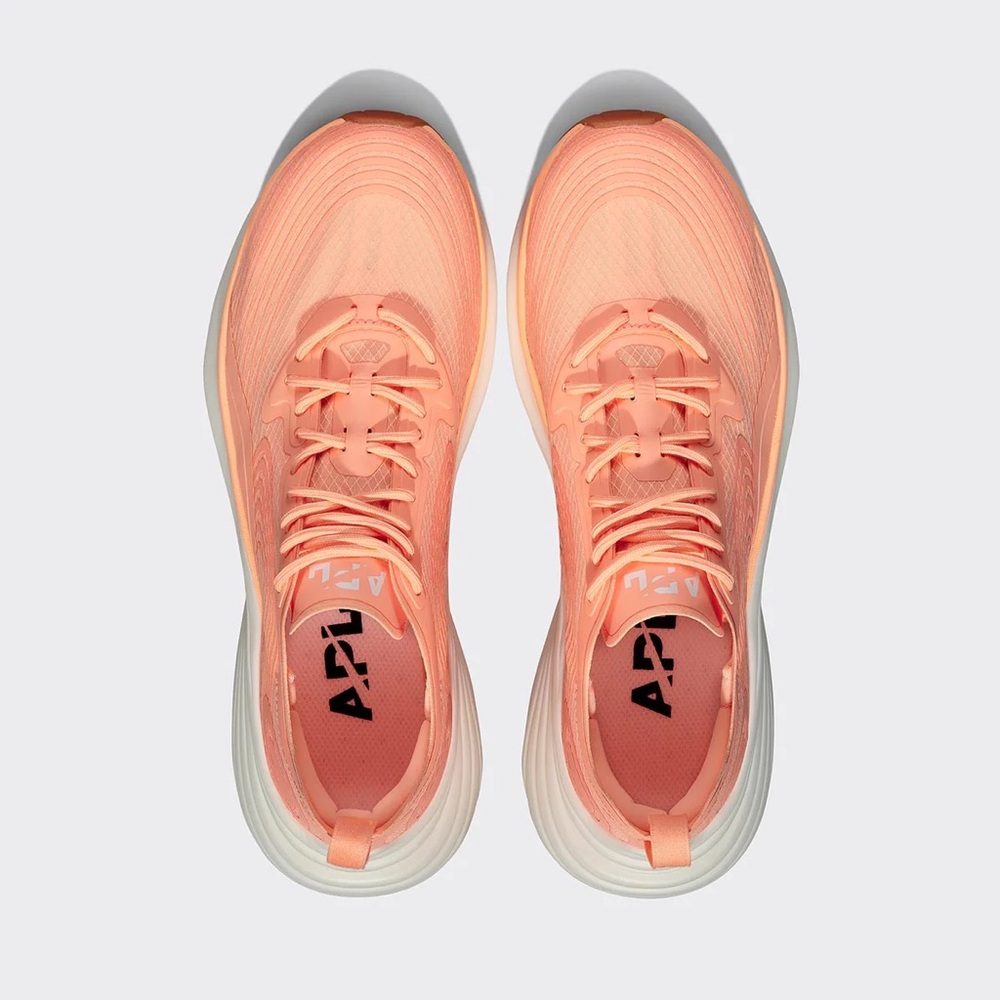 APL Men's Streamline Neon Peach Sneakers